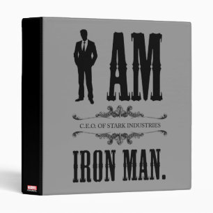 I Am Iron Man Binder