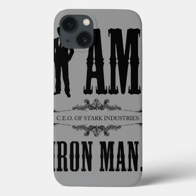 I Am Iron Man Case-Mate iPhone Case (Back)