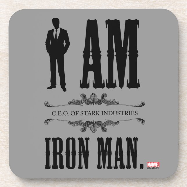 I Am Iron Man Coaster (Front)