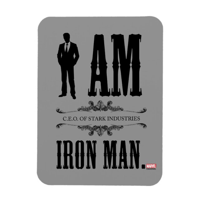 I Am Iron Man Magnet (Vertical)