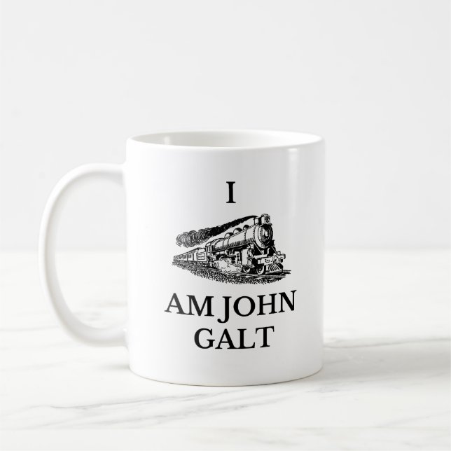 I AM JOHN GALT COFFEE MUG (Left)