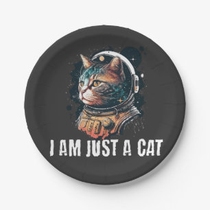 I Am Just a Cat Paper Plate