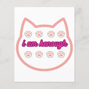 I am kenough t-shert cat 