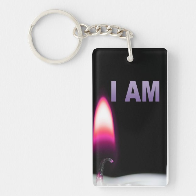 I AM Key Chain (double-sided) (Front)