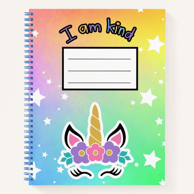 "I am kind" Notebook (Front)
