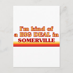 I am kind of a BIG DEAL in Somerville Postcard
