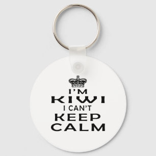 I am Kiwi I can't keep calm Keychain