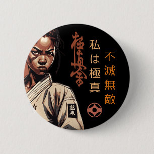 I am Kyokushin - Unbreakable, Unstoppable, Karate 2 Inch Round Button
