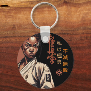 I am Kyokushin - Unbreakable, Unstoppable, Karate Keychain