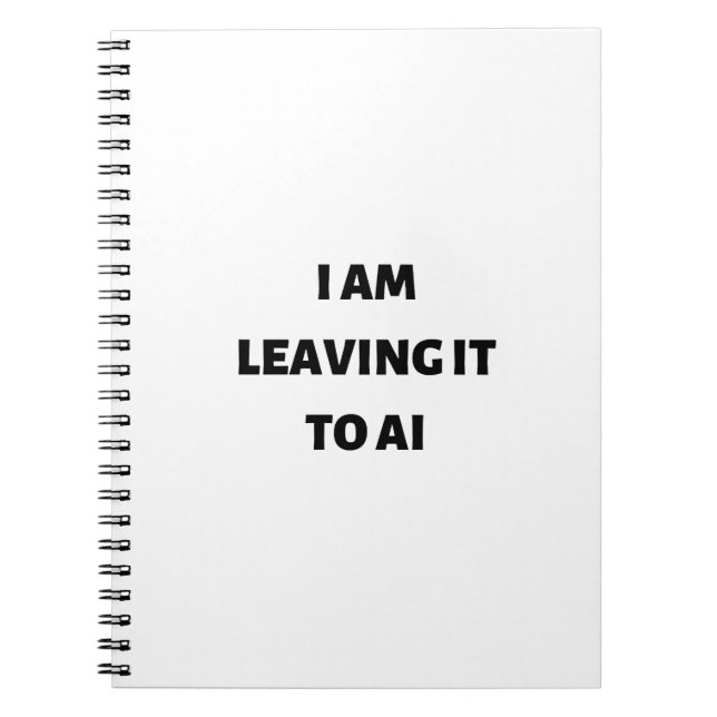 I am leaving it to AI Notebook (Front)