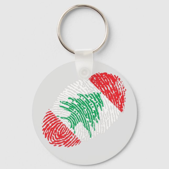 I Am Lebanese Keychain (Front)