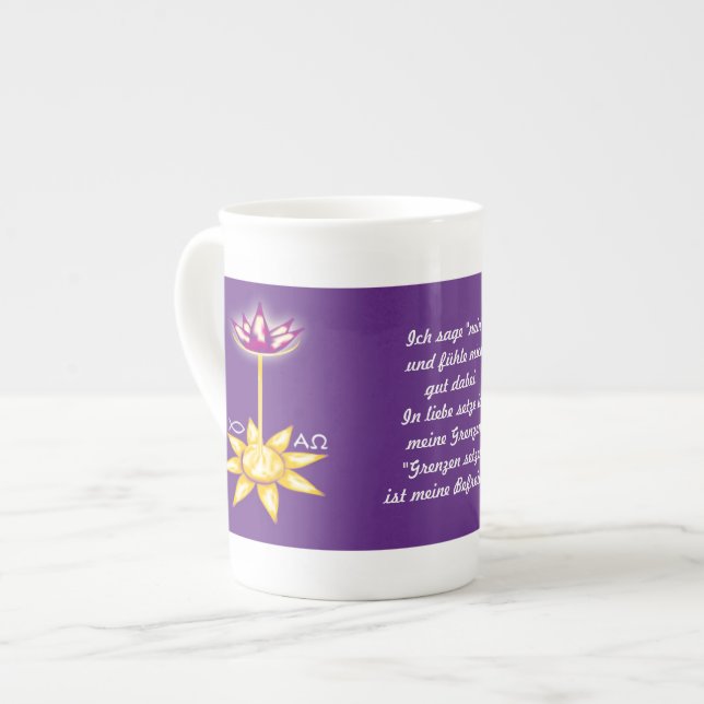 "I am" Lent Bone China Mug (Front Left)