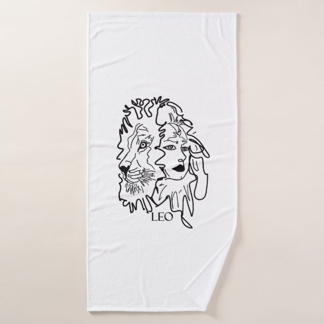 I am LEO Bath Towel (Bath Towel)