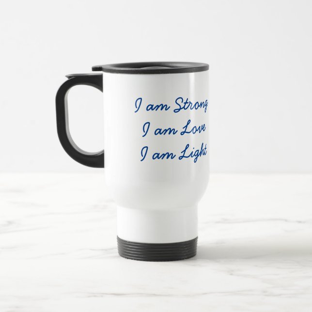 I am Light travel mug (Left)