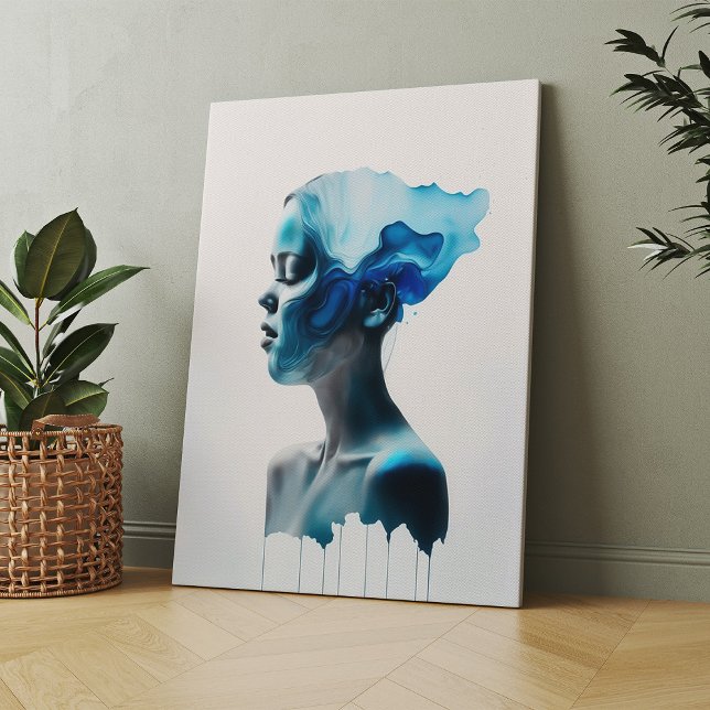 I Am Liquid Canvas Print (Creator Uploaded)