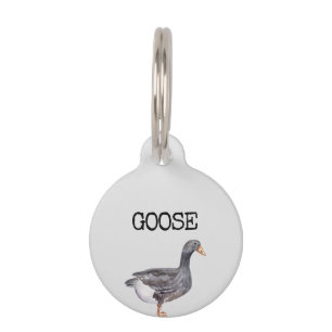 I am lost call goose pet tag