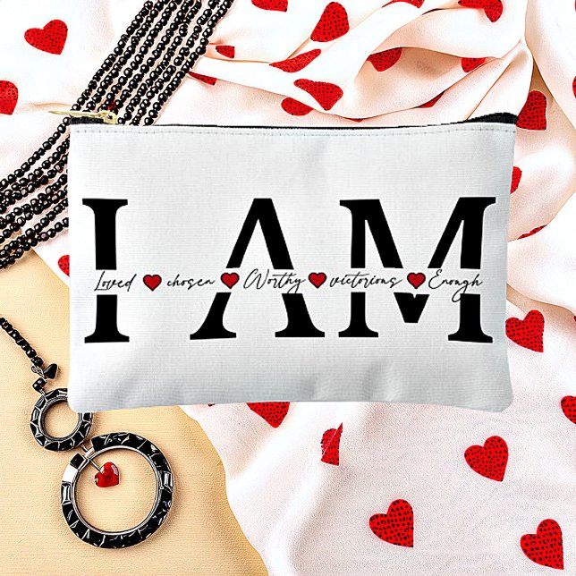 I am Loved, Chosen, Worthy, Victorious, Enough Accessory Pouch (Creator Uploaded)