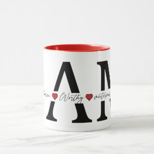 I am Loved, Chosen, Worthy, Victorious, Enough Mug