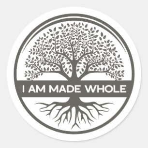 I Am Made Whole - logo sticker