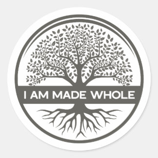 I Am Made Whole - logo sticker