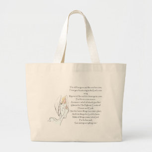"I am Making Everything New" Large Tote Bag