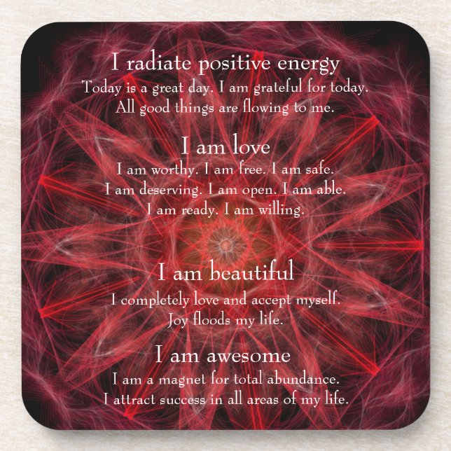 I am mandala coaster (Front)