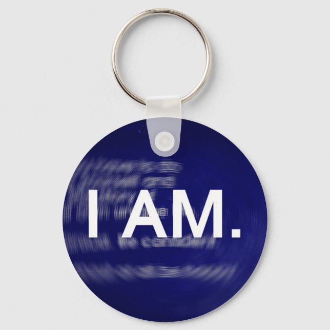 I AM - MetaPhysics - LOA Keychain (Front)