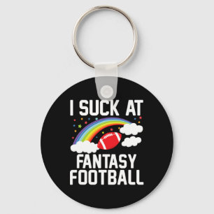 I Am Momma Men's Fantasy Football Loser - Black Keychain
