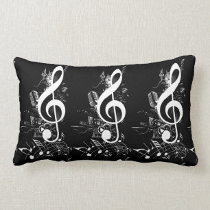 I am music_ lumbar pillow