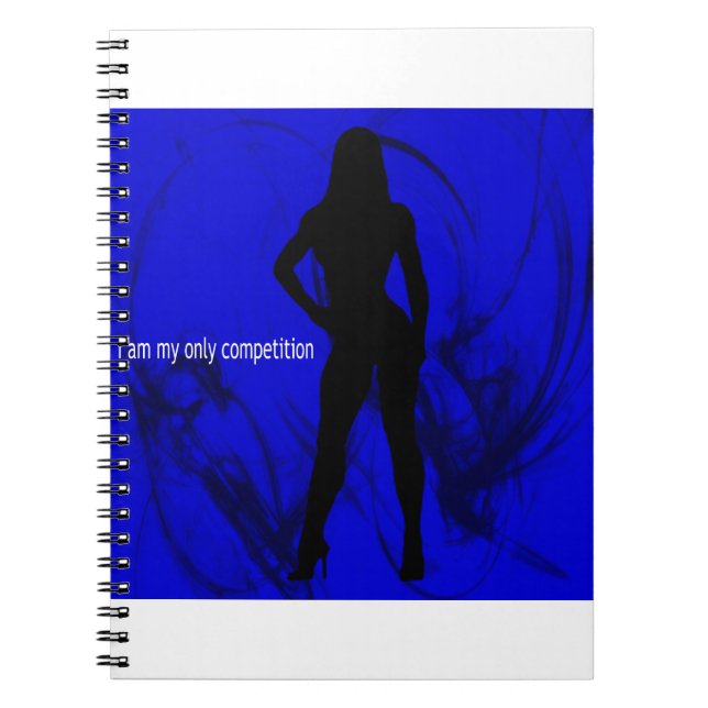 I am my only competition - Fitness / Bodybuilder Notebook (Front)