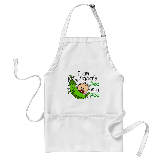 I Am Nana's Pea In A Pod 1 Standard Apron (Front)