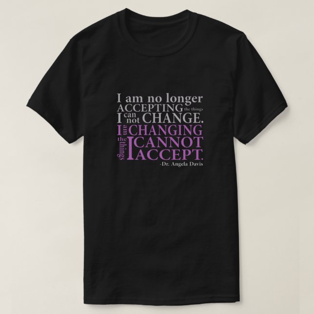 I am no longer accepting Fitted T-Shirt (Design Front)