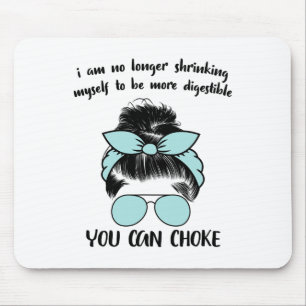 I Am No Longer Shrinking Myself Strawberry Boxing Mouse Pad