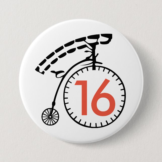 I am not a number. 3 inch round button (Front)