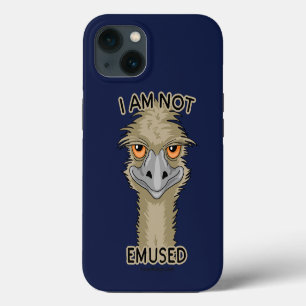 I Am Not Emused Funny Emu Pun iPhone 13 Case
