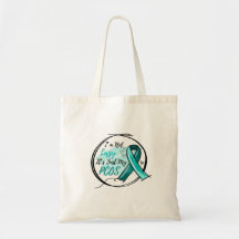 I Am Not Lazy It's Just My PCOS Teal Ribbon