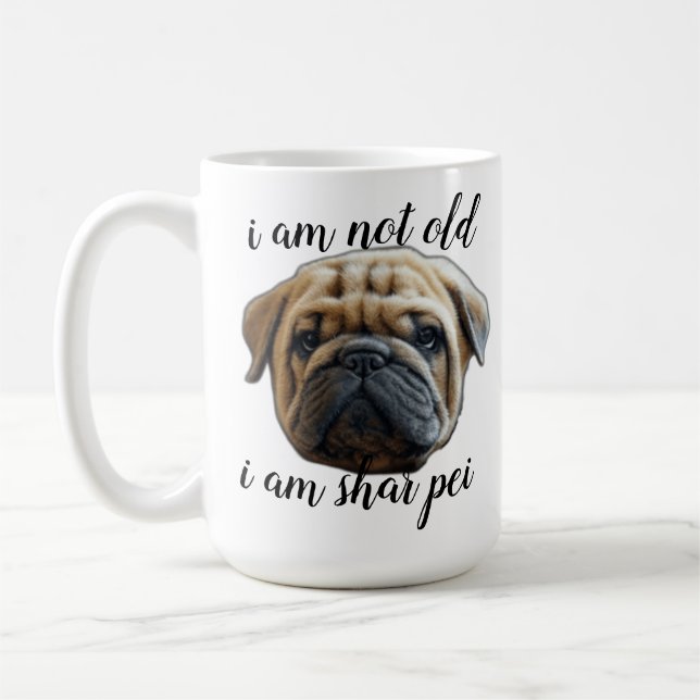 I AM NOT OLD  COFFEE MUG (Left)