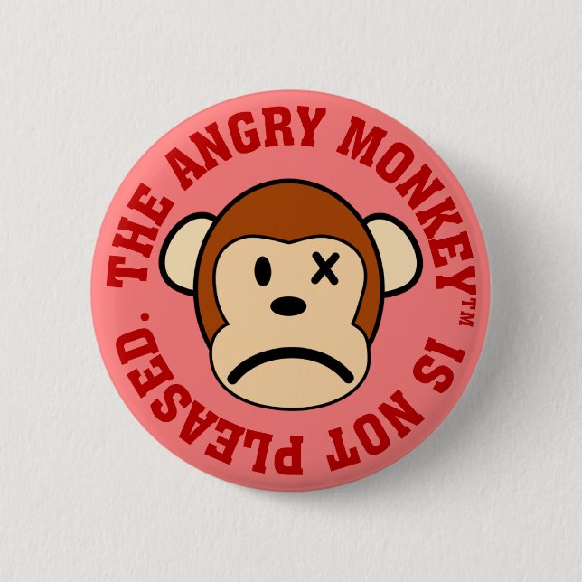 I am not pleased by your performance 2 inch round button (Front)