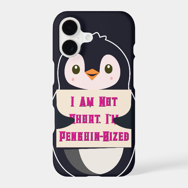I Am Not Short, I Am Penguin-Sized (Back)