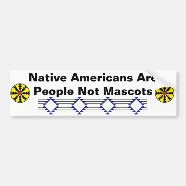 I Am Not Your Mascot Bumper Sticker (Front)