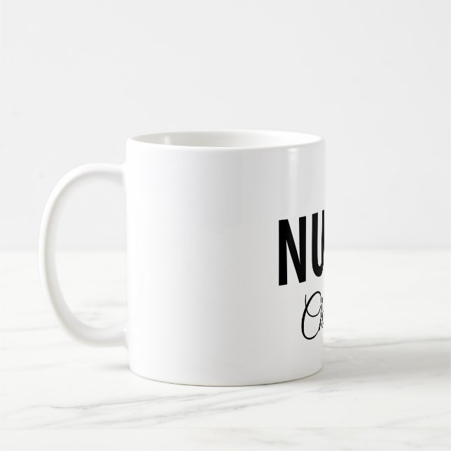 I am nurse medical expert add your name text simpl coffee mug (Left)