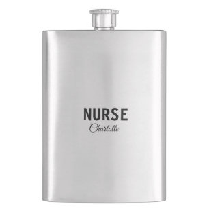 I am nurse medical expert add your name text simpl hip flask
