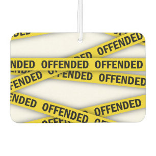 I am offended police tape do not cross air freshener