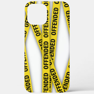 I am offended police tape do not cross iPhone 12 pro max case