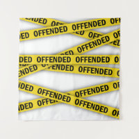I am offended police tape do not cross