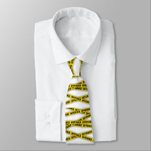 I am offended police tape do not cross tie