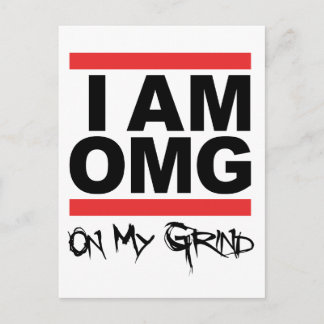 I Am OMG Post card