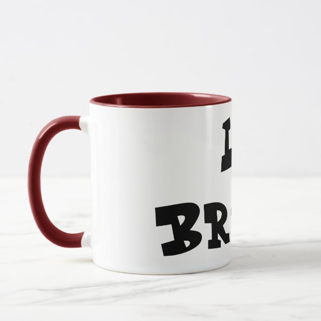 I am on break custom designed mug funny mug design (Left)