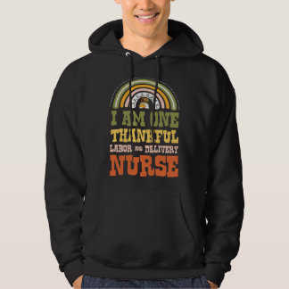 I Am One Thankful Labor And Delivery Nurse Bohemia Hoodie