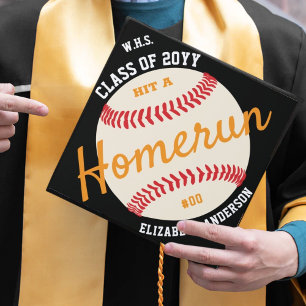I Am Outta Here Baseball Funny Graduation Graduation Cap Topper